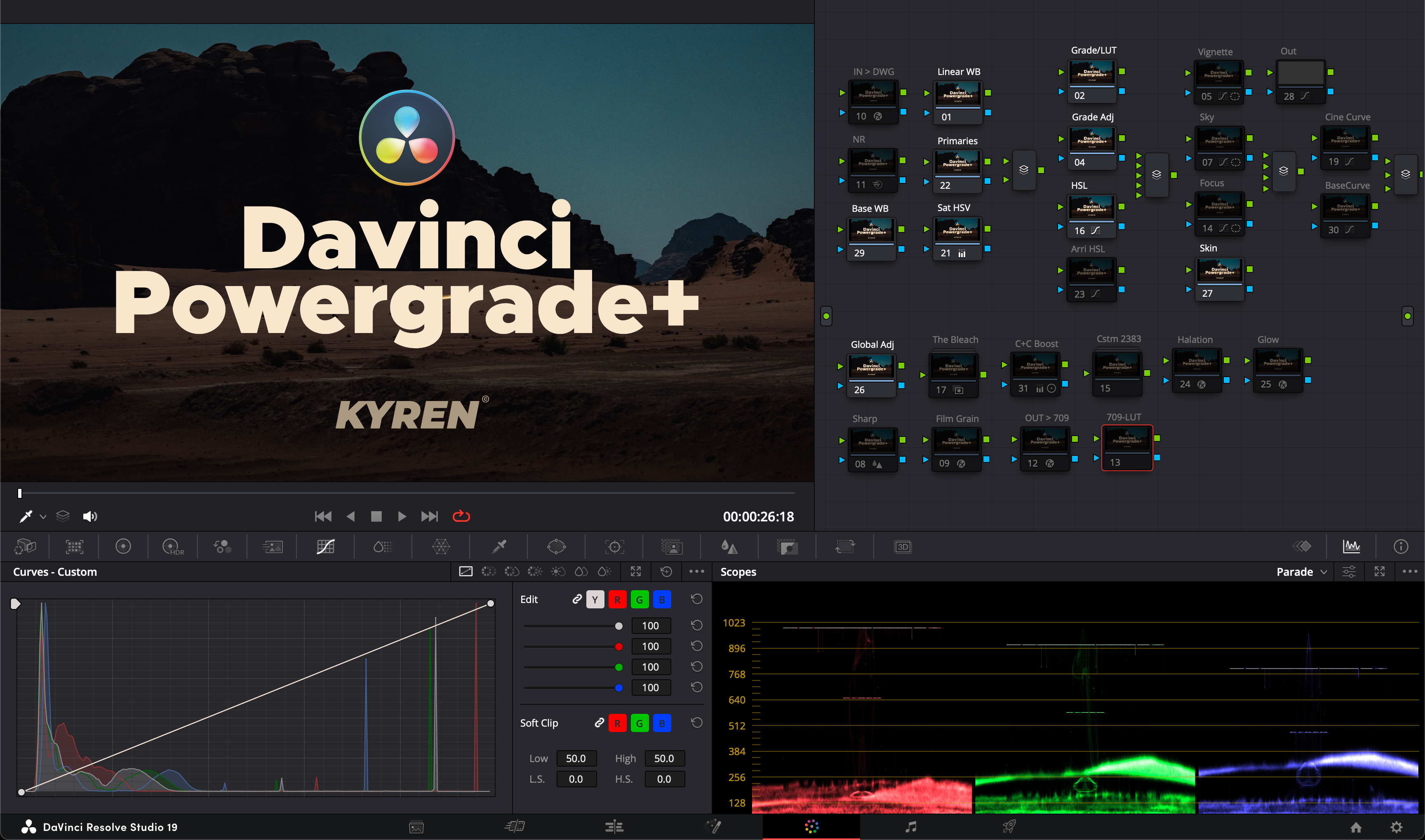 PRO Davinci Resolve PowerGrade+